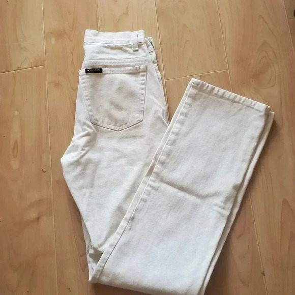 Nwot INDUSTRIA off white jeans Size 28 - Picture 1 of 4